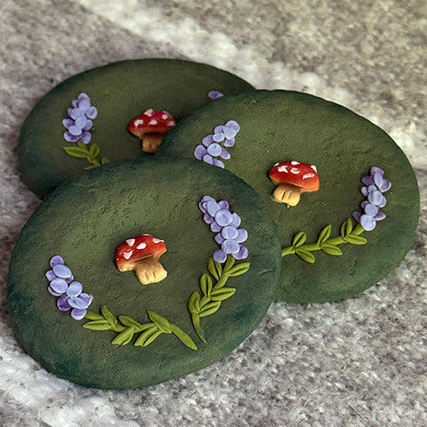 Mellow Mushroom Worry Stone