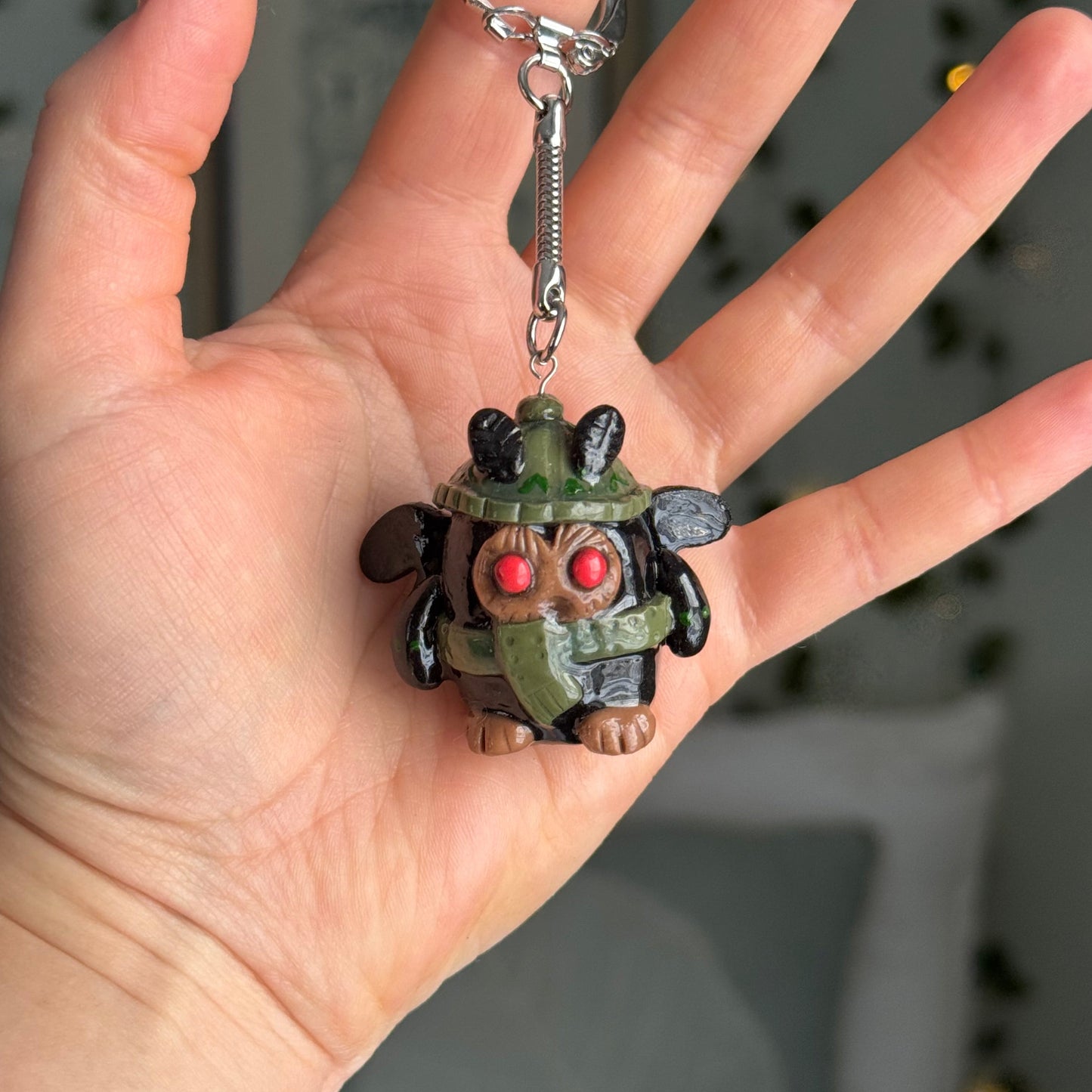 Lamp Buddy Mothman Charm
