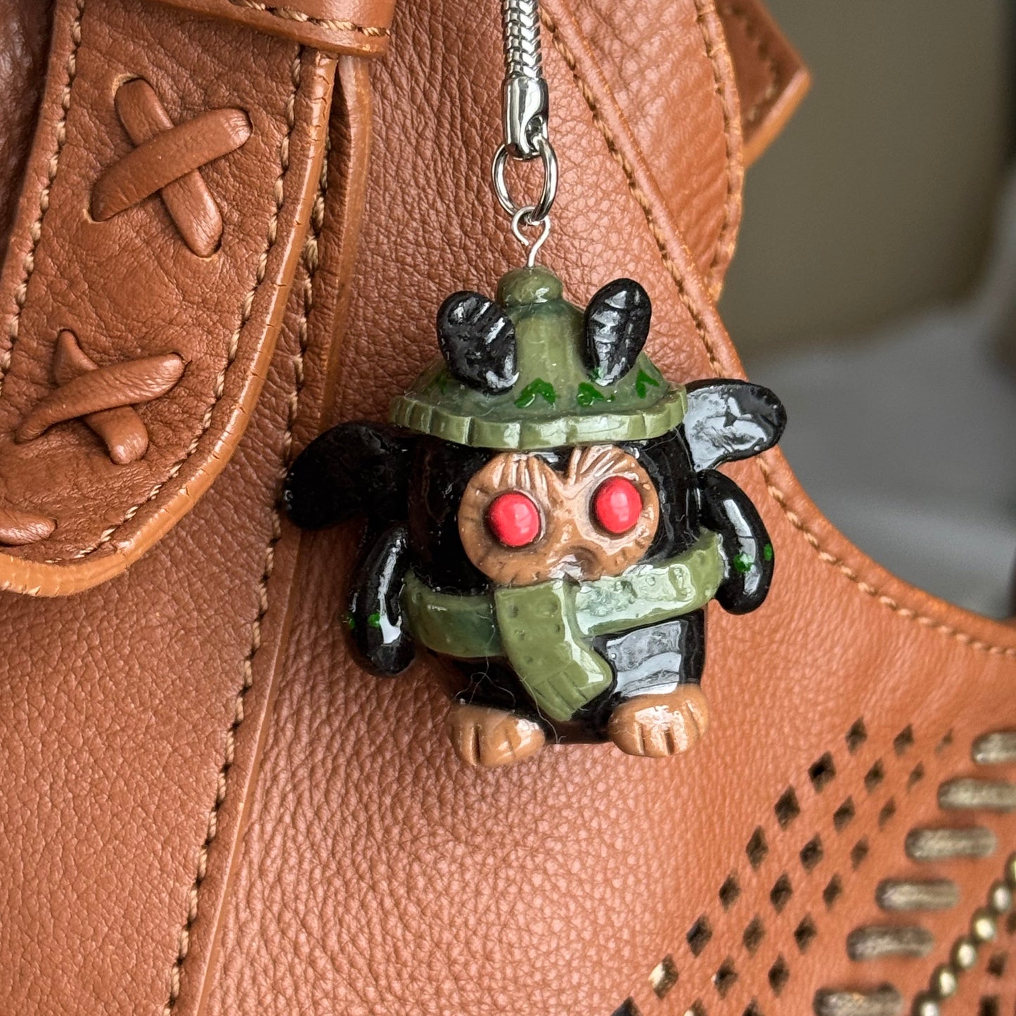 Lamp Buddy Mothman Charm