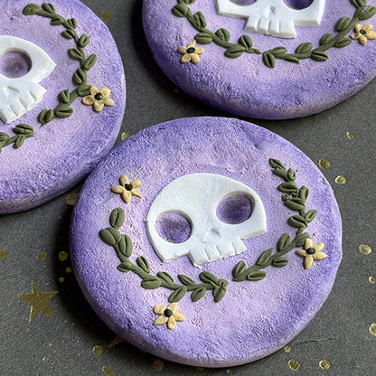 Anxiety Skull Worry Stone