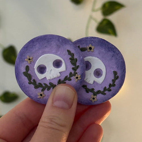 Anxiety Skull Worry Stone