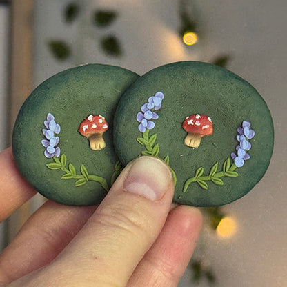 Mellow Mushroom Worry Stone